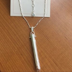 Stella & Dot Rebel Pendant Silver